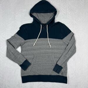 American Eagle Outfitters Classic Fit Men's S Hoodie Two Tone Pullover Blue/Gray